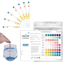 Asheyya 60-Pack Water Test Strips, Home Water Testing Kits for Drinking Water, PH, Hardness, Chlorine, Lead, Iron, Copper, Nitrate. Etc