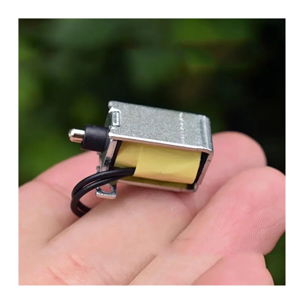 Low Voltage Solenoid Lock Dc 3V 3.7V Compact Pushpull 2.5Mm Stroke Electromagnetic Lock 9099447410764
