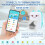 Bunnyboo Mini Thermal Printer, Bluetooth Labler Maker, Portable Label Printer, Mini Printer Compatible with Android and ios, Printable Photos, Lists, 3