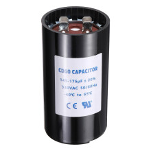 sourcing map CD60 Capacitor 145-175 UF/Mfd, 330 VAC CD60 Run Motor Start Capacitor 50/60 Hz for Electric Fan Motor Starting Well Pump, Black