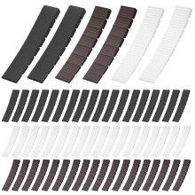 60 PcsFurniture Shims Leveling Wedges,Furniture Levelers Pads,Furniture Levellers, Flexible Plastic Wedges for Levelling Feet, Stackable Plastic Wedg