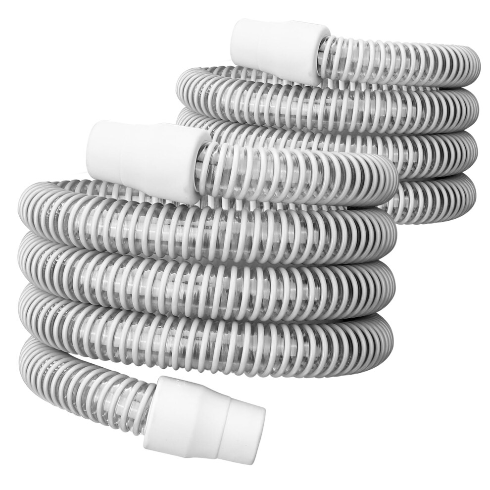 Eyerayo 2 Pack 1.8 M Cpap Hose Universal Tubing Flexible Cpap Supplies Breathing Machine Tube Compatible With Most Machines