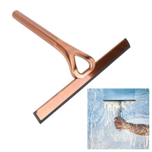 Shower Squeegee for Glass Shower Door Bronze 304 Stainless Steel Rust Resistant with Hook