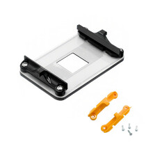 1 PCS AM4 Backplate and 1PCS Bracket W/Screws, for CPU Cooler Installation - Compatible with Gigabyte, ASUS, MSI AM4 Motherboards (3.52.1‘')