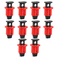 10 Pack Miniature Circuit Breaker Lockout MCB Lock Off Kit for Electricians Professional Air Switch Locks Electrical Safety Device for Power Isolatio