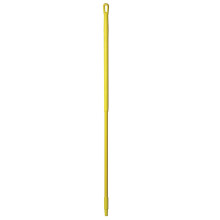 Vikan 29386 Fiberglass Handle with Threaded Tip, 1-7/32" Diameter, 59", Yellow