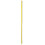 Vikan 29386 Fiberglass Handle with Threaded Tip, 1-7/32" Diameter, 59", Yellow 1