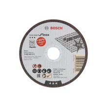 Bosch 1x PRO Stainess Steel and Metal Longlife Thin Cutting Disc for Small Angle Grinder and Bore 22.23 mm (for Steel, Stainless steel, Ø 125 mm, Pro