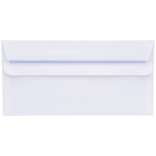 White Box DL 80gsm Self Seal Envelope - White (Pack of 1000) 2