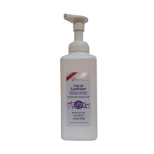 24 Hour Hand Sanitiser Foamer with Residual Anti-Microbial Barrier, NHS Grade, Alcohol-Free, Water Based Solution - Natural Grape Scent - 500ml by Go