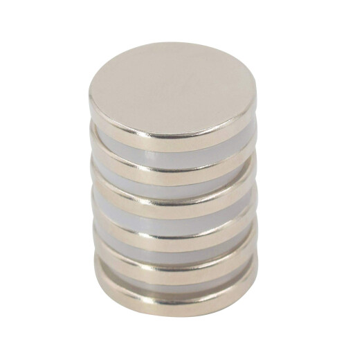 Magnetpro Disc Magnet 25 mm Dia x 3.5 mm Thick 6 KG Pull (Pack of 6) 1