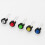 Lyeteung 150 PCS 5mm Plastic LED Diode Lamp Socket, LED Diode Holder, Diode Holder Clip Bezel Mount, Black 4