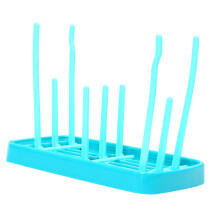 Bottle Drying Rack with Removable Drip Tray, Foldable Cup Storage Rack for Kitchen Countertop