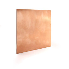 KLEHOPE Brass Sheet, 1mm, 4''4'' 99.9% Pure Copper Sheet for Crafts, Art Projects, Electrical Equipment