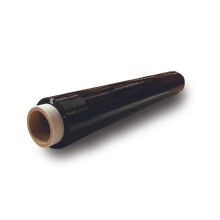 Packy Pallet Stretch Shrink Wrap Film Thick Standard Core, Industrial Strength | Shrink Wrap, Cling Film, Plastic Wrap | (1, Black, 400mm x 150m x 2
