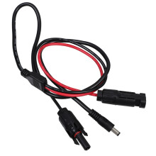Solar Panel Extension Cable DC5525 Connector for Generator and Power Station, Outdoor Durable Design