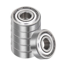 Kozelo 6pcs 6200-ZZ Deep Groove Ball Bearings - [10mm Bore x 30mm OD x 9mm Thickness] Double Metal Shielded P6 Bearings for Industrial Equipment, Car