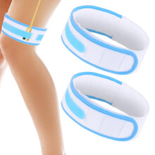 2 Pcs Catheter Holder, Catheter Leg Band Straps Anti Slip Urinary Catheter Bag Holder Elastic Foley Catheter Stabilization Device for Men Women (Blue