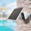 Solar Panel for Eufy Outdoor Camera, Compatible with Eufycam Camera, Continuous Power Supply, Includes 9.8ft Charging Cable, IP65 Waterproof, 3 Pack 6