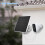Solar Panel for Eufy Outdoor Camera, Compatible with Eufycam Camera, Continuous Power Supply, Includes 9.8ft Charging Cable, IP65 Waterproof, 3 Pack 2