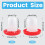 fKiZanthene Mini Chicken Feeder and Waterer Set, 160g Feed Hopper & 160ml Drinker for Chicks Brooder Backyard Poultry 2