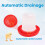fKiZanthene Mini Chicken Feeder and Waterer Set, 160g Feed Hopper & 160ml Drinker for Chicks Brooder Backyard Poultry 4