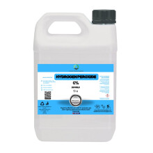 Customchem Hydrogen Peroxide 6%, 5L Container 5 Litre Powerful Disinfectant for Home, Medical Use plant care