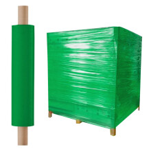 Tezraftaar 60 x Pallet Shrink Wrap 400mm x 250m 20mu Green Extended Core Heavy Duty Shrink Wrapping Film