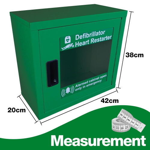 Safety First Aid Group Group Alarmed AED Cabinet, Empty 1