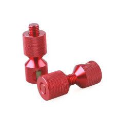 Flange Alignment Tool Set with Builtin Levels, Red Double Hole Pins for Pipe Fitting 2PCS