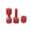 Flange Alignment Tool Set with Builtin Levels, Red Double Hole Pins for Pipe Fitting 2PCS 4