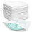 GIAK Foam Packing Sheets 100 Pack, Recyclable Polyethylene, White, 13'' X 13'', Packaging, Storage, Moving 1