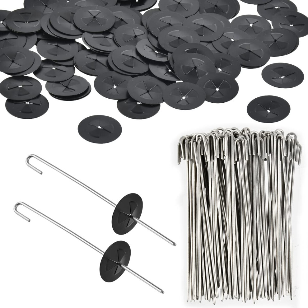Tmbmlpp Solar Panel Guard Clips, 100Pcs Solar Panel Kit, Solar Panel Bird, Animal Guard Fastener Clips, Critter Guard Fastener Clips, For Bird Pigeon 90282683