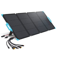Renogy 220 watt Portable Solar Panel for Power Station, 12v Foldable Solar Panel for Camping RV of 23.5% Efficiency Mono Solar Module, with IP67 etfe