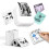 LabelCenter Mini Thermal Printer M02L, Bluetooth Portable Printer Self-Adhesive Labels Mini Printer Portable Printer Label Compatible with iOS and An 1