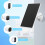 Solar Panel Charger Compatible with Eufycam 3/3C/2C/2C Pro/E40/E20/2/2 Pro/E/L20/L40/Solo/SoloCam Spotlight, 5W Solar Panel for Eufy Camera, Micro US 2