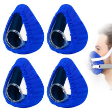 Mask Liners Soft Elastic Mask Cushion Covers Reusable Face Cushion Pads Reduces Air Leaks for Most Full Face CPAP Masks 4 Pcs