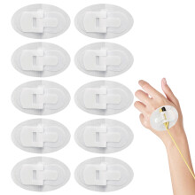 10PCS Catheter Leg Bag Holder Breathable Catheter Leg Bag Straps Adhesive Catheter Leg Bag Holder Sticker Catheter Stabilization Device for Stat Lock