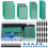 QWORK 75Pcs PCB Board Set, Double Sided Prototype Circuit Boards with Male/Female Header, Screw Terminal Connectors & Nylon Column 1