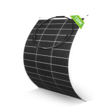 ECO-WORTHY Flexible Solar Panel 130W 12V Monocrystalline Semi-Flexible Solar Panel for Motorhome,Boats,Roofs,Sailing,Balcony,Off-Grid Solar Panel Kit