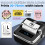 Phomemo M250 Label Maker Machine, 3 Inch Thermal Label Printer, Thermal Barcode Label Maschine with 1 Roll Label for Barcode, Name, Address, Labeling 3