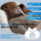 Replacement Full Face Kit includes Adjsutable Headgear and More, Secure Seal & Comfortable Fit, Reusable Covers Nose Mouth Cushion for Sleep (M) 2