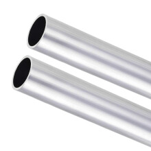 MACHSWON 2Pcs 6063 Aluminum Round Tube 30mm OD 26mm ID 300mm Length Seamless Straight Pipe Tubing for Home Industry DIY Crafts
