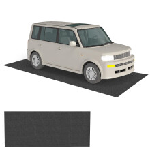 TANGZON Large Garage Floor Mat, Absorbent Oil Water Mud Garage with Double-sided Tape, Washable & Reusable Parking Mat Flooring Rug for Gym Shop Pati