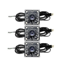 Sudemota 3PCS 100 Degree Camera Module 1MP OV9732 1280x720 USB Free Driver Manual Focus,with 3 Meter Cable for WinXP/7/8/10