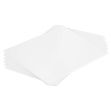 sourcing map ABS Plastic Sheet 10 Inch x 8 Inch x 0.2 Inch ABS Styrene Sheets for Building Model DIY Crafts Panel White 6 Pcs