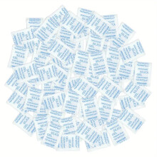 Boolavard Silica Gel | Silica Gel Pouches for Room Kitchen Wardrobe Cupboard car Bedroom Camera Lenses Shoes (2gm / 50 packets)