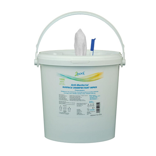 2Work Disinfectant Wipe (Pack of 1000) CPD24008