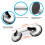 Heavy Duty Aluminum Double Handle Suction Cup Plate Professional Glass Puller/Lifter/Gripper (2 claw silver) 2