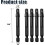 10 Pack 1/4 Inch Impact Socket Adapter Set, Chrome Vanadium Hex Shank for Drills and Drivers 2
